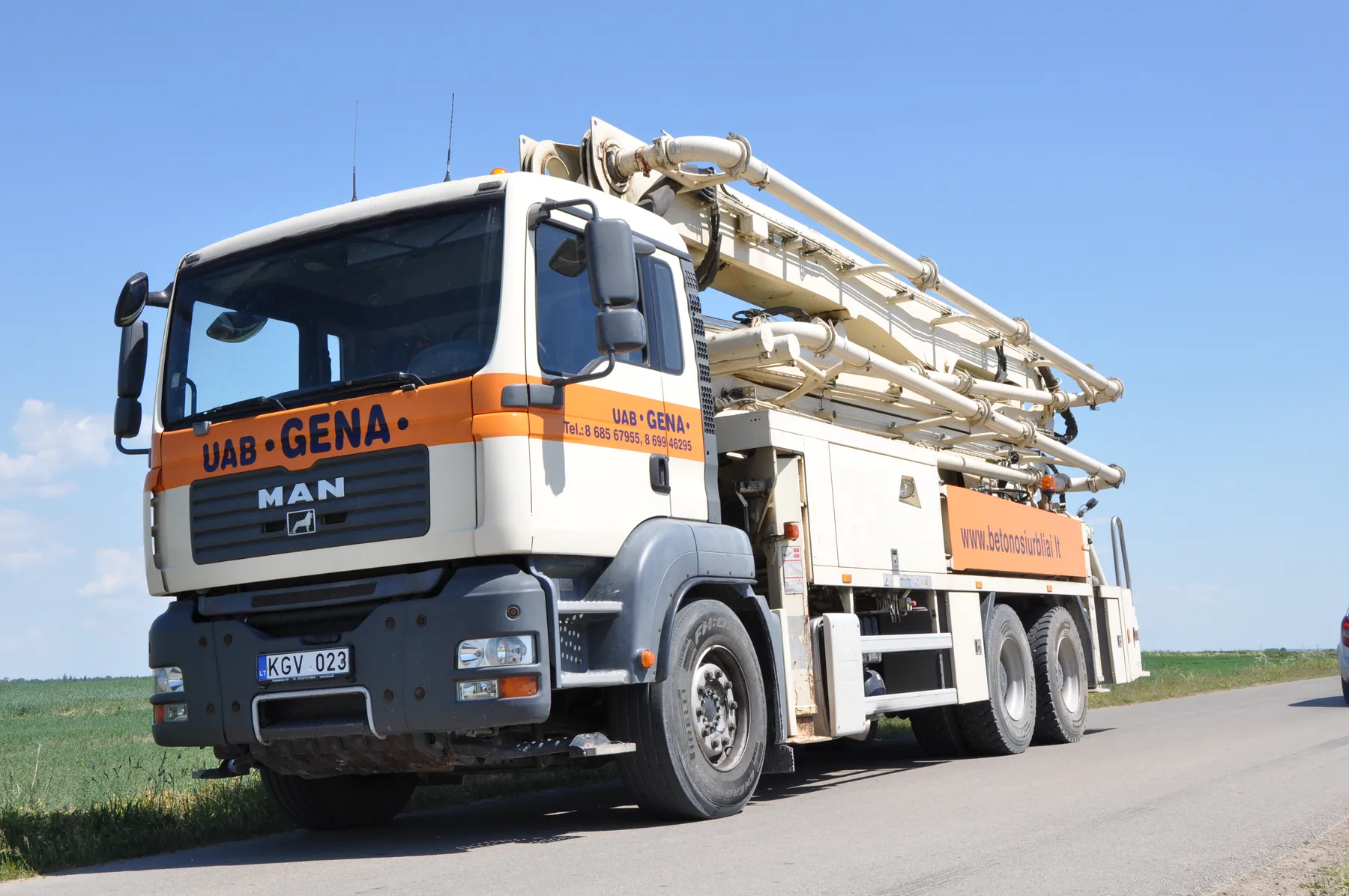 Betono siurblys MAN